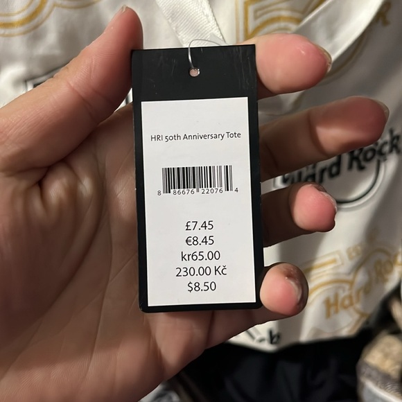 Hard Rock Cafe 500th Anniversary Tote​ - Picture 3 of 3